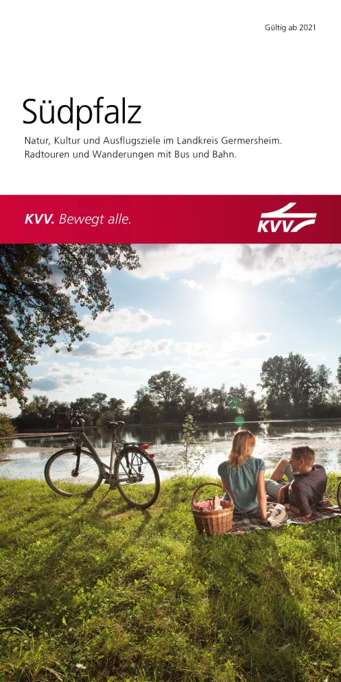 Titelseite der KVV-Ausflugsbroschüre Südpfalz