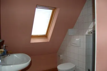 Bad oben: Toilette