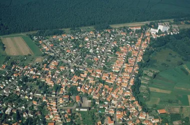 Luftbild der Ortsgemeinde Berg/Pfalz