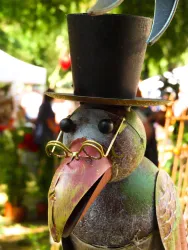 Dekovogel aus Blech Dekovogel aus Blech