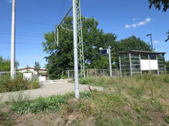 S-Bahhof Bellheim Hbf mit Wartehäuschen