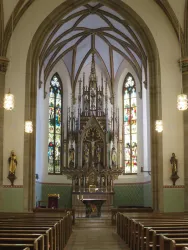 Altarraum St. Nikolauskirche Bellheim
