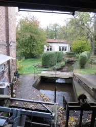 Fortmühle Spiegelbach Blick auf das Wohnhaus