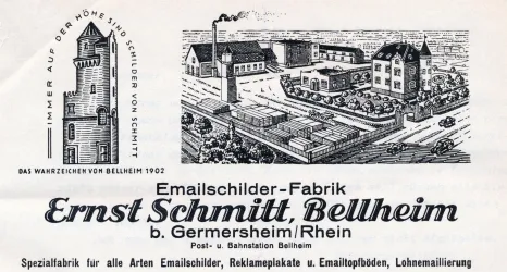 Fortmühle Briefkopf 1936