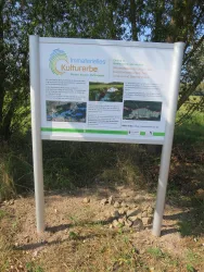 UNESCO Informationsschild am Ruheforst