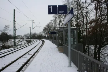S-Bahnhof "Am Mühlbuckel" - Gleis 1