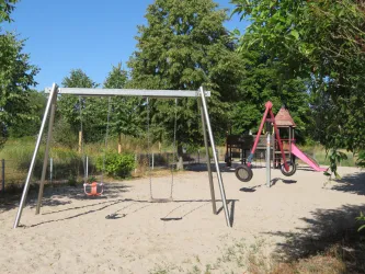 Gesamtblick des Spielplatzes