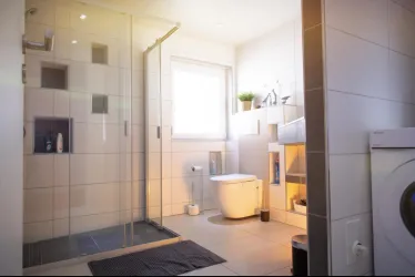 Badezimmer, Winetime Apartments Bellheim