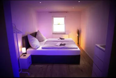 Doppelschlafzimmer, Winetime Apartments Bellheim