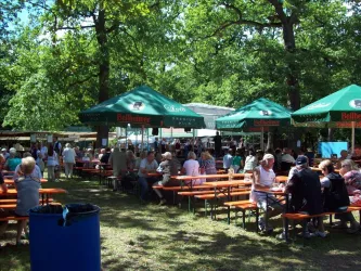 Idylischer Festplatz (© Südpfalz-Tourismus VG Bellheim e.V.)