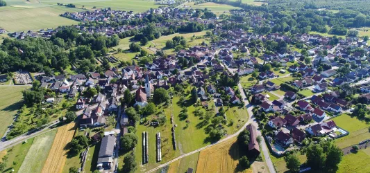 Scheibenhardt aus der Luft