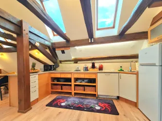 vollausgestattete offene Küche