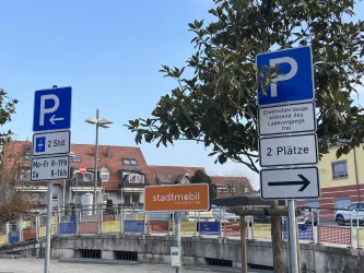 Parkplätze Stadtmobil an der VG 1