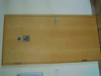 Behindertentoilette/Wickelmöglichkeit