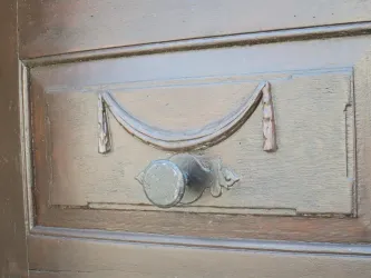Ev Kirche Ottersheim Eingangstor Detail