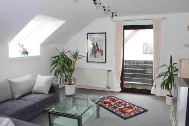 Wohnzimmer (© Familie Weber, Ferienwohnung Rheinzabern)