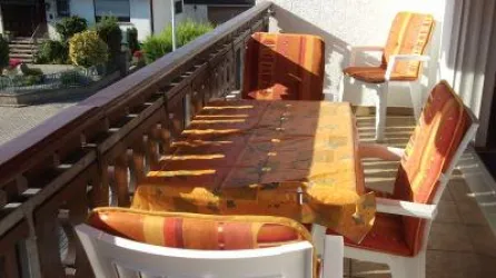 Ferienwohnung Balkon