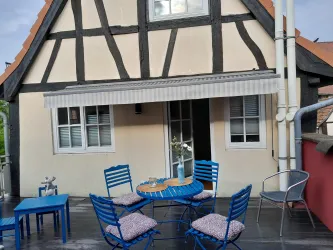 Terrasse FEWO Camino OG (© Mayer-Schwenker, Jockgrim)