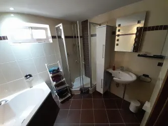 Badezimmer EG FEWO Camino (© Mayer-Schwenker, Jockgrim)