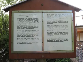 Erläuterungen zum Wassergang der Zeiskamer Mühle