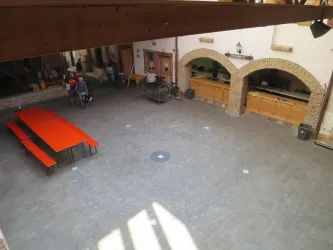 Alter Bauernhof Zeiskam Blick in den Innenhof