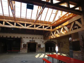 Alter Bauernhof Zeiskam Innenhof