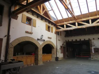 Alter Bauernhof Zeiskam Innenhof