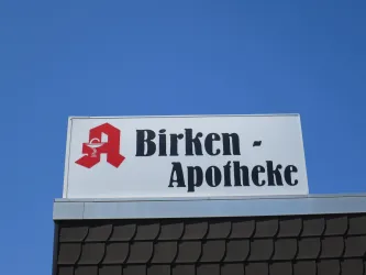 Schild Birken Apotheke Zeiskam