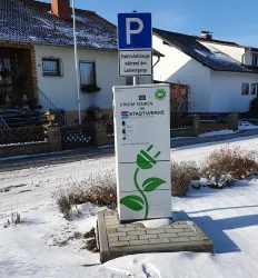 E-Ladestation am Bahnhof in Winden