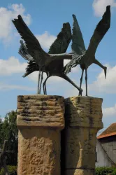 Storchenbrunnen Erlenbach (© Südpfalz Tourismus Kandel e.V.)