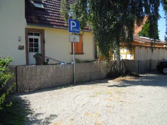 Barrierefreier Parkplatz am Gemeindehaus Erlenbach