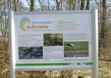 UNESCO Schild bei Knittelsheim