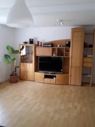Flat TV im Wohnzimmer (© Ferienwohnung Fam. Lutz)