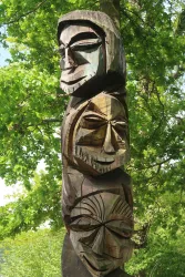 Skulptur - Europäischer Kulturenpark am Schwanenweiher - 5-7 Kontinente