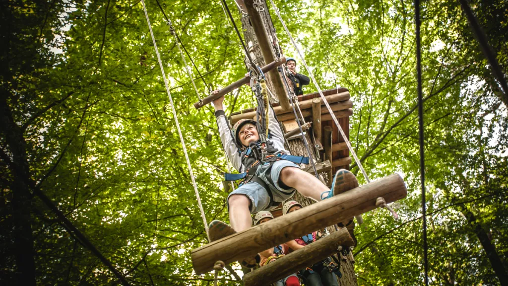 Klettergarten im Abenteuerpark Kandel