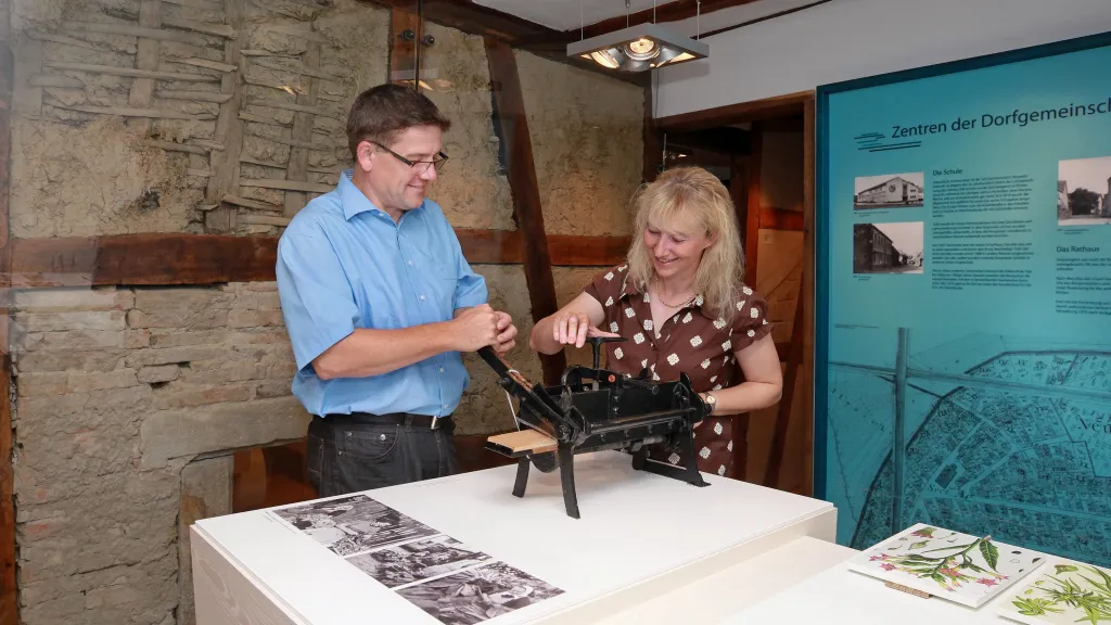 im Museum Haus "Leben am Strom" in Neupotz