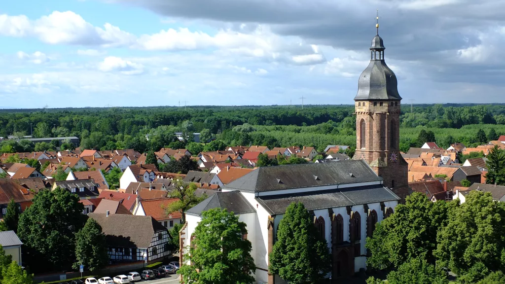 Kandel mit Blick auf den Bienwald