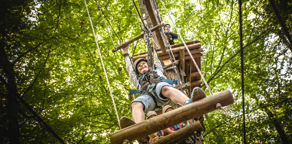 Klettergarten im Abenteuerpark Kandel