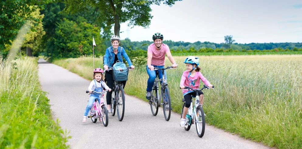 Impression vom Radweg "Rheinschleife für Familien"