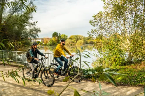 Impression von der Radtour "Rheinschleife Wasserspaß"