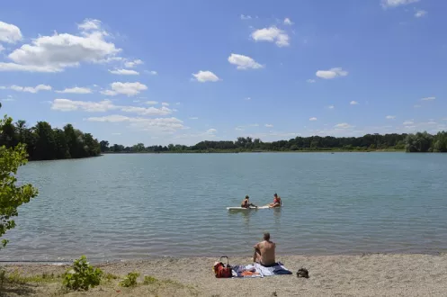 Sommer am Epplesee bei Neuburg