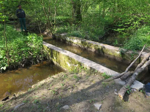 der Hochstatter Heber über den Flossbach