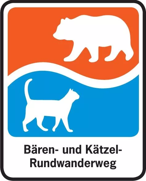 Wegelogo Bären und Kätzel-Weg