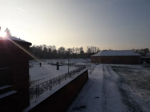 Winterlicher Festungspark Fronte Lamotte