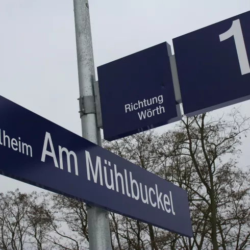 S-Bahnhof "Am Mühlbuckel"