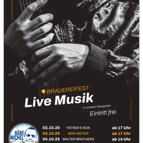 BRAUEREIFEST LIVEMUSIK BRAUEREIFEST LIVEMUSIK