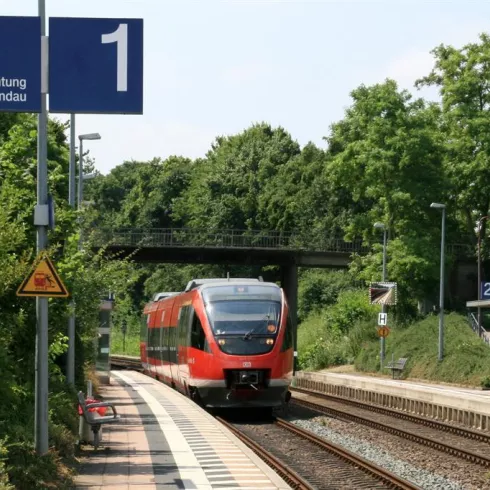 Bahnhaltepunkt Steinweiler (© Südpfalz Tourismus Kandel e.V.)