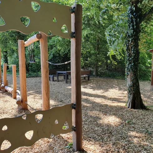 Kletterparcours und Rastplatz Kletterparcours und Rastplatz