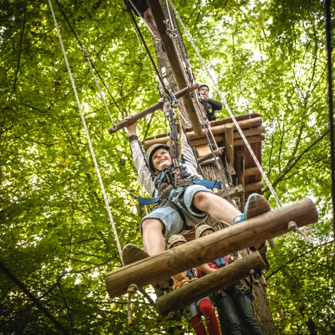 Klettergarten im Abenteuerpark Kandel