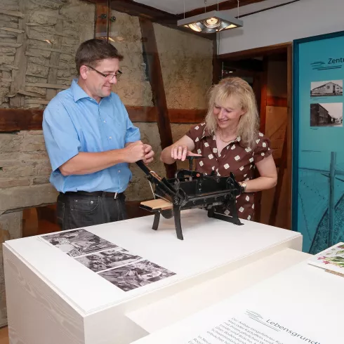 im Museum Haus "Leben am Strom" in Neupotz